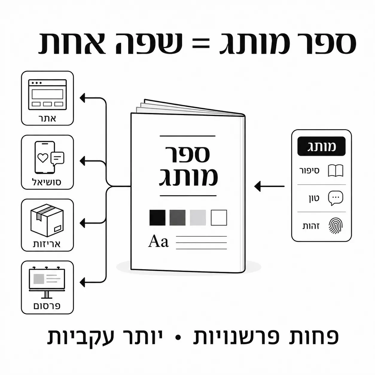 ספר מותג | אינפוגרפיקה